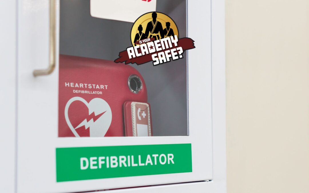 defibrillators and first aid are essential in martial arts academies